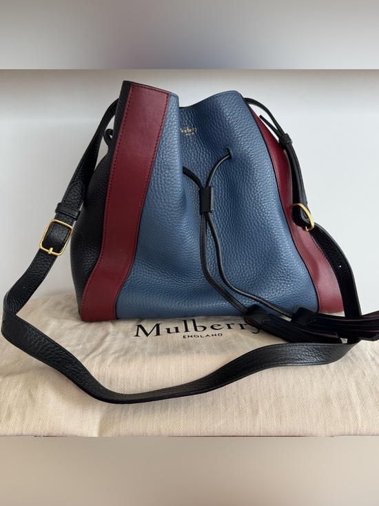 Mulberry Handbags - Mulberry Millie Leather Drawstring Tote Bag-Tricolor